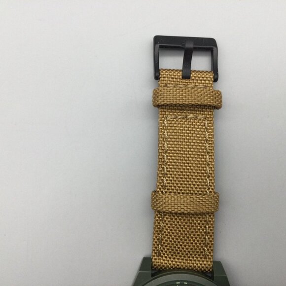 MVMT Element Watch Men 43mm Green Date Tan Nylon Band New Battery main image 7